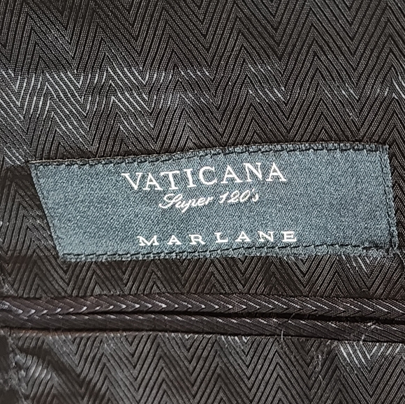 Joseph Abboud 38R Slim Fit Suit Blazer Super 120s Wool Gray Pinstripe USA - Picture 8 of 10